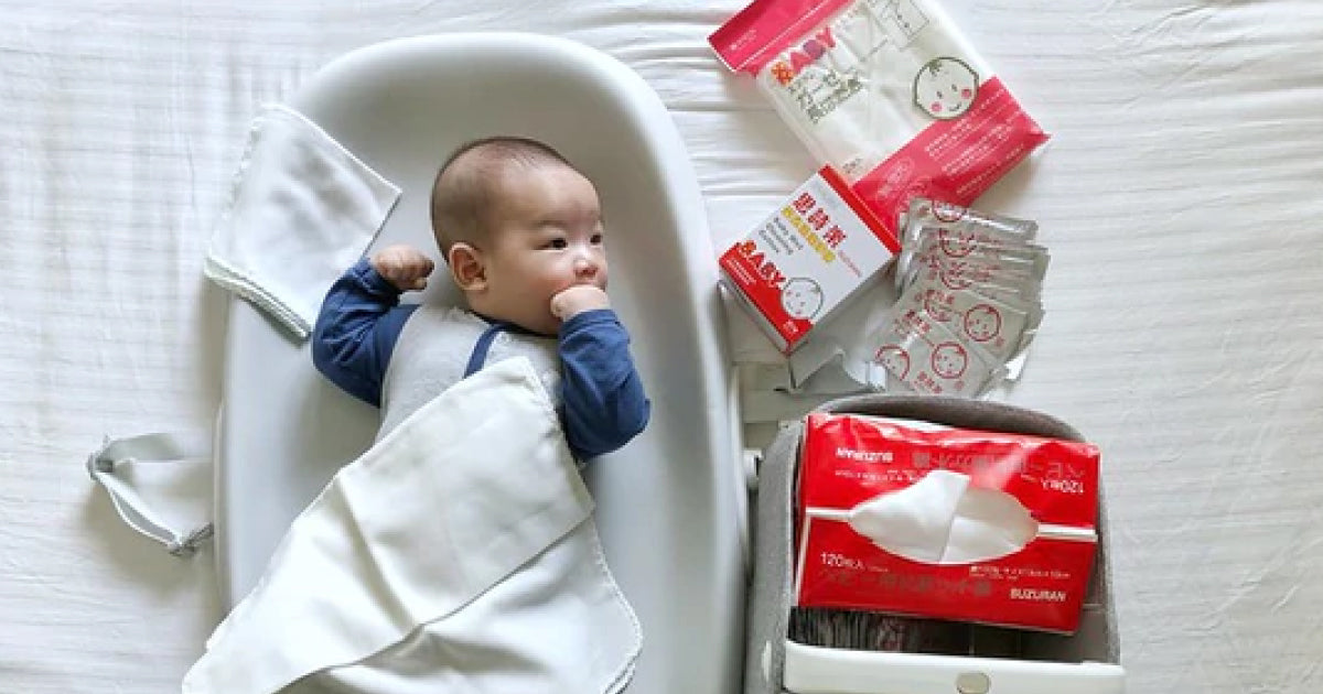 Baby Asher’s Daily Cleaning Routine with Suzuran Baby Newborn Essentials