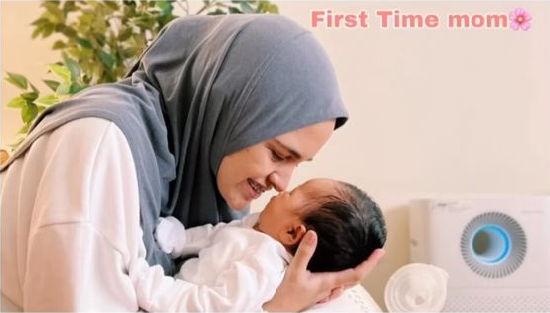 Aisyah Habshee's A Day in Life with Her Newborn