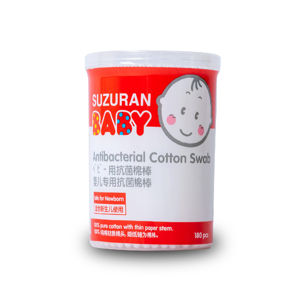 Suzuran Baby Antibacterial Cotton Swab 180s
